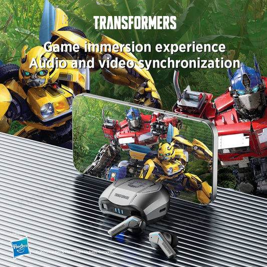 TRANSFORMERS TF-T06 Wireless Bluetooth 5.3 Gaming Earphones Low Latency Noise Reduction Headphones Music Choice Earbuds Gamer