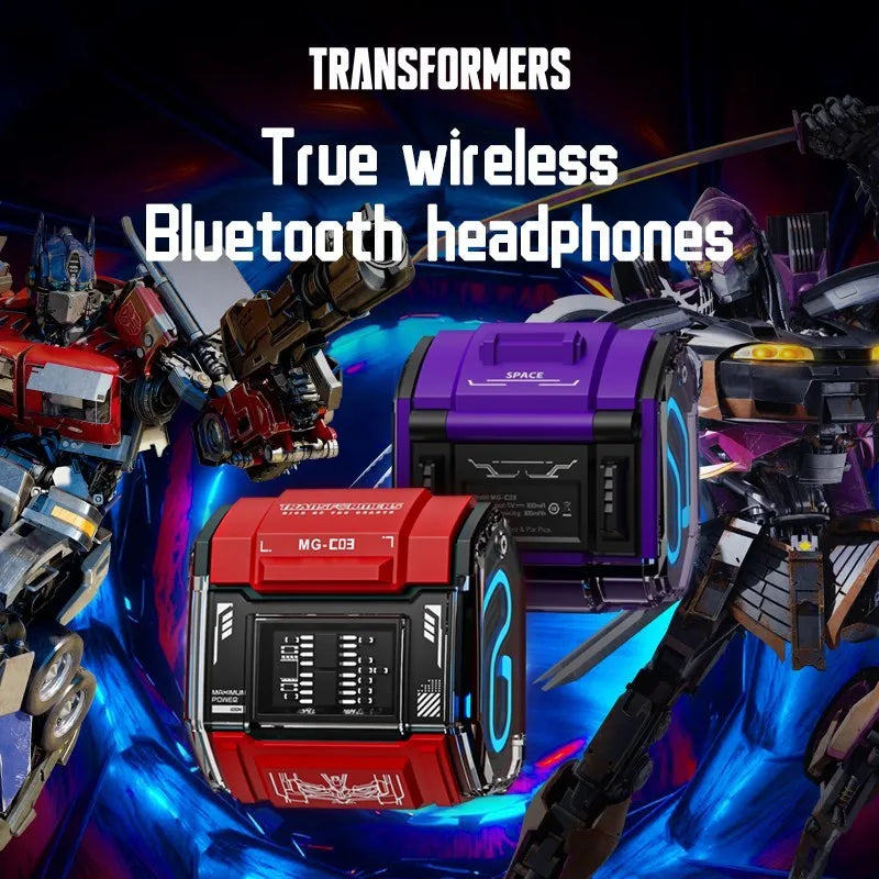 Choice TRANSFORMERS MG-C03 TWS Bluetooth 5.3 Gaming Earphones Low Latency Long HD Call Endurance Headphones Music Sport Earbuds